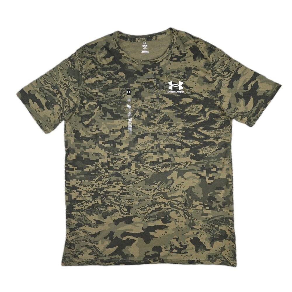 Mens Under Armour UA ABC Camo Camouflage Short Sleeve T Shirt Large